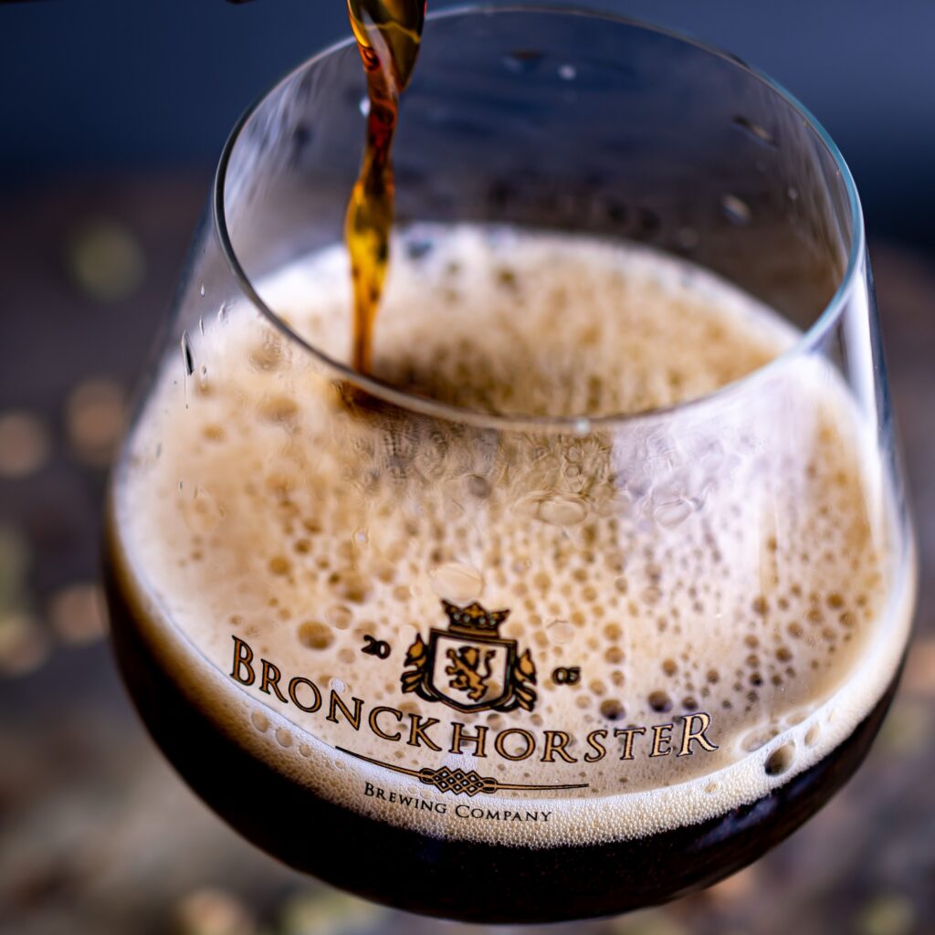 detailfoto tijdens product-shoot voor Bronckhorster Brewing Company