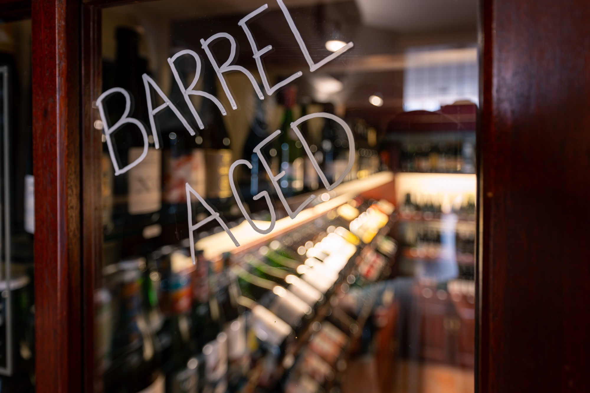 Klimaatkamer van Hoppiness Zutphen met Barrel Aged Bier